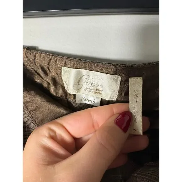 Vintage Y2K Guess Low Rise Flare Office Siren Grunge‎ Pants 2 - Picture 5 of 5